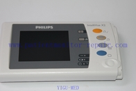 Μπροστινή κατοικία οργάνων ελέγχου εξαρτημάτων MP2 ιατρικού εξοπλισμού P/N M3002-60010 με το LCD στο αγγλικό κείμενο