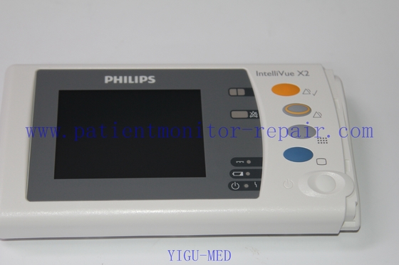 Μπροστινή κατοικία οργάνων ελέγχου εξαρτημάτων MP2 ιατρικού εξοπλισμού P/N M3002-60010 με το LCD στο αγγλικό κείμενο