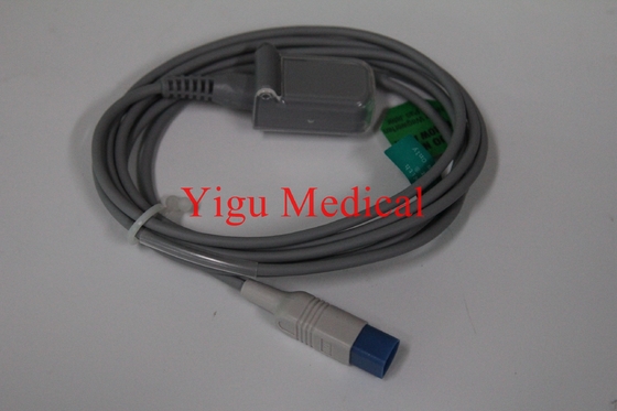 Metal Medical Equipment Parts D-Turn Square Head Blood Oxygen Extension Line SPO2 Wire